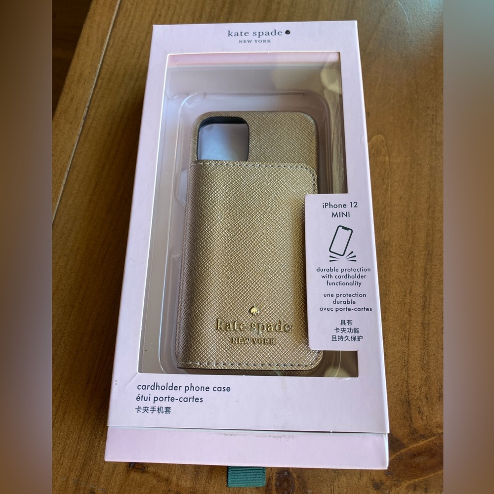 Kate Spade iPhone 12 Mini Cardholder Phone Case